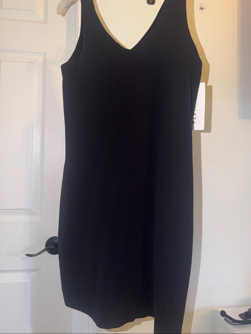 Athleta Black Sleeveless V-Neck Jumpsuit